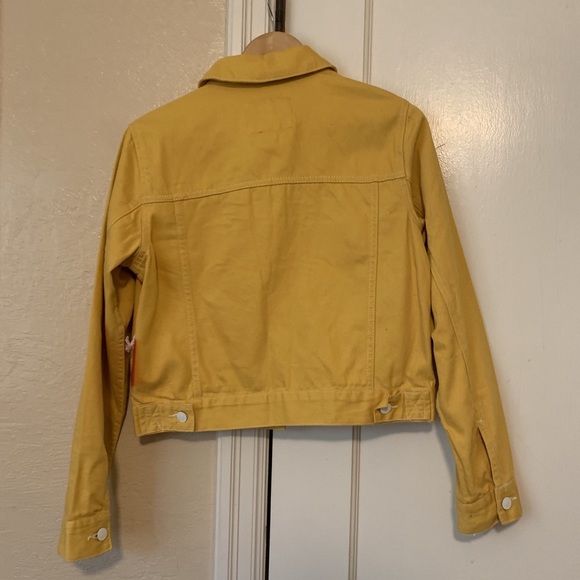Yellow denim jacket - Picture 3 of 3